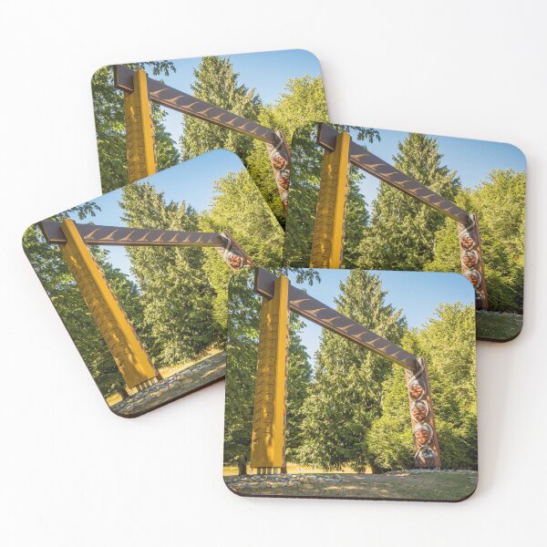 Item preview, Coast Salish Welcome Gate at the Totem Poles in Stanley Park, Vancouver designed and sold by SnapTPhotograph.