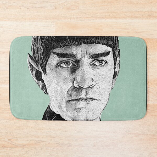 Item preview, Disco Space Dad Monochrome Ink Portrait designed and sold by orionlodubyal.