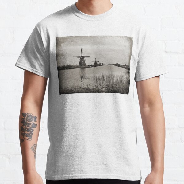Kinderdijk B&W Classic T-Shirt