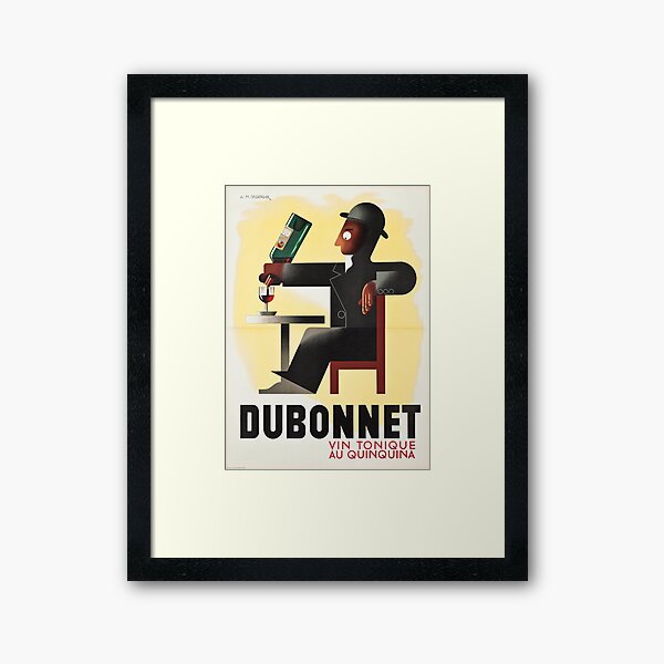 Dubonnet wine Framed Art Print
