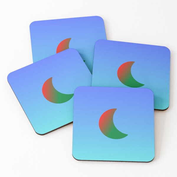 Item preview, Blue Sky and Red and Green Moon designed and sold by ShaunSandhu.