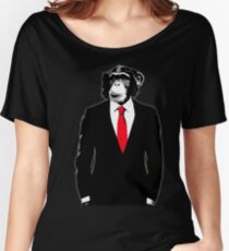 Domesticated Monkey Women's Relaxed Fit T-Shirt