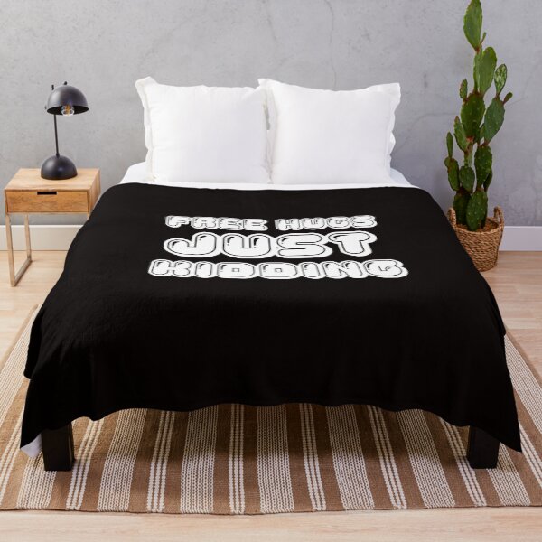 Item preview, Free Hugs Just Kidding Black designed and sold by DamaliePierre.