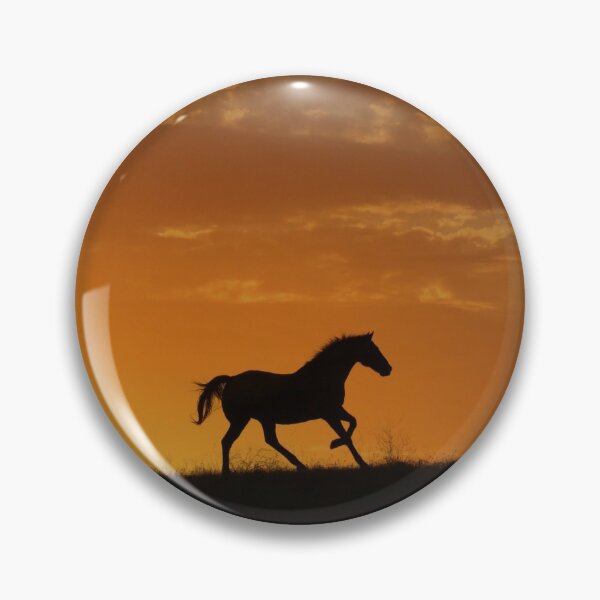 Item preview, Running Horse in Tangerine Southwestern Sunset designed and sold by Stephanie Laird.