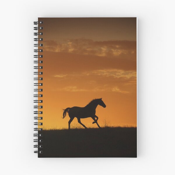 Item preview, Running Horse in Tangerine Southwestern Sunset designed and sold by Stephanie Laird.
