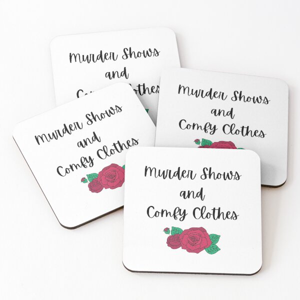 Item preview, Murder Shows and Comfy Clothes designed and sold by Lacy Sciple.