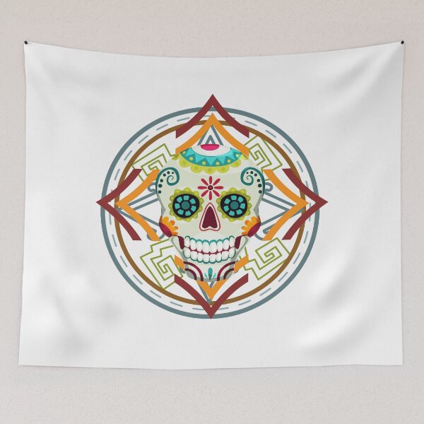 Item preview,  Aztec Queen Skull Symbol designed and sold by wodra.