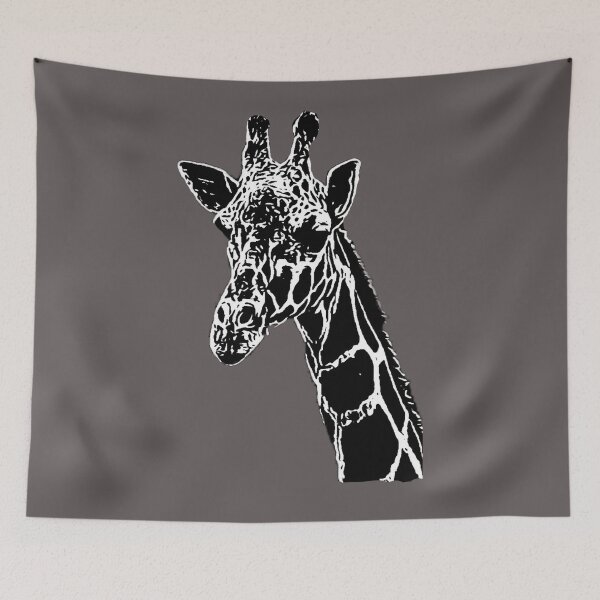 Item preview, Large giraffe head designed and sold by AJSkinnerPrints.