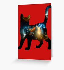 CELESTIAL CAT 3 Greeting Card