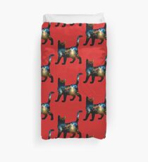 CELESTIAL CAT 3 Duvet Cover