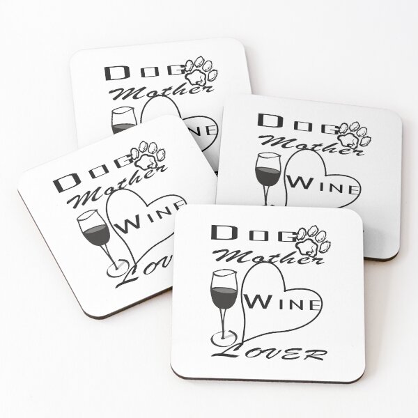 Item preview, Dog Mother Wine Lover designed and sold by BritzShop.