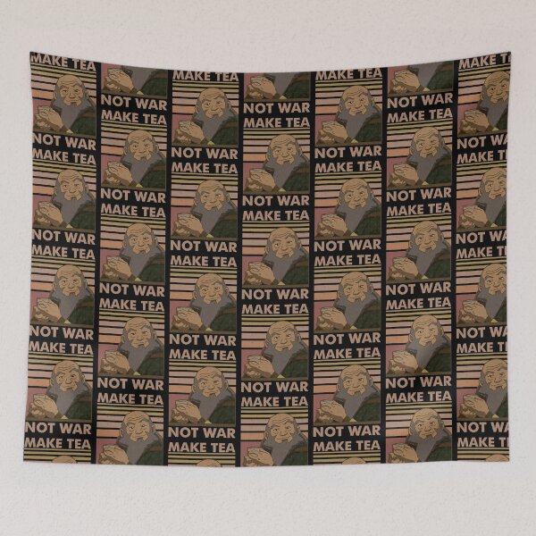 Item preview, Make Tea NOT WAR Distressed designed and sold by dwierfan.