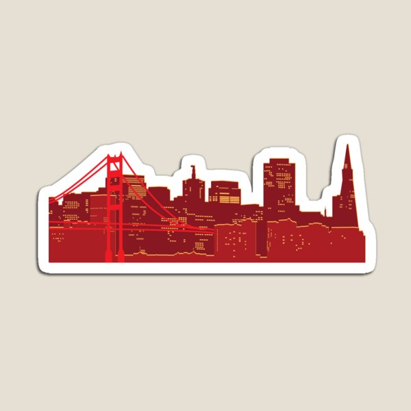San Fran Skyline Magnet