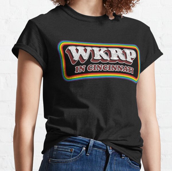 WKRP in Cincinnati Vintage Radio Station RINGER Tee T-SHIRT FREE SHIP USA  80s TV