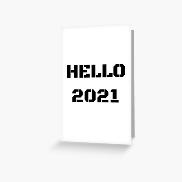 Item preview, Hello 2021 designed and sold by SciathDe.