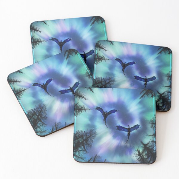Item preview, Aurora Flutters (Forest) designed and sold by OceanicScribble.