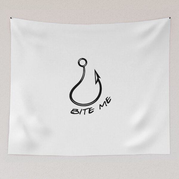 Item preview, Bite me fishing lover fish designed and sold by Olaviv.