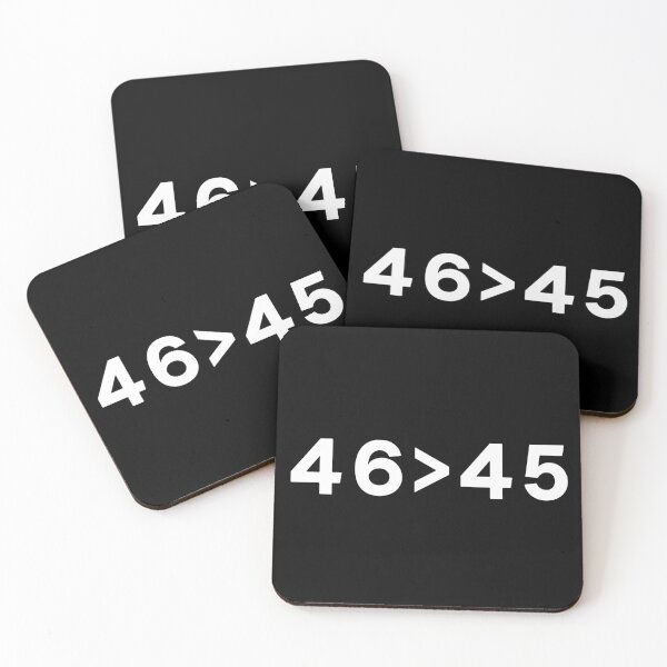 Item preview, 46>45 numbers don't lie - Trump Biden designed and sold by ArtStore20.