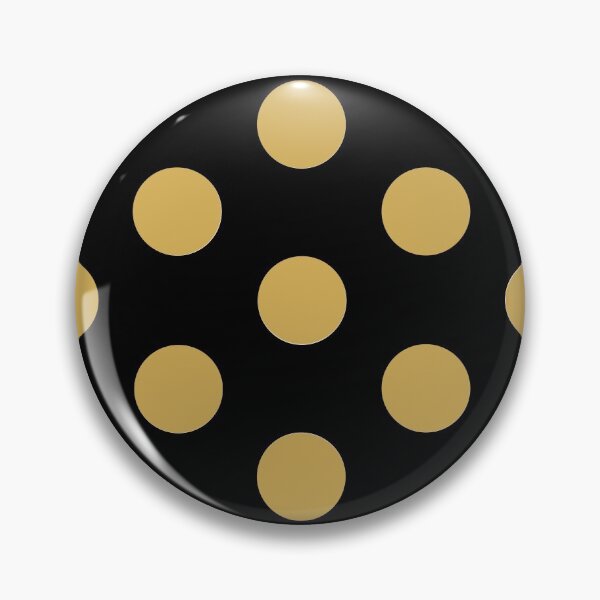 Item preview, Large GOLD and BLACK POLKA DOTS designed and sold by RachelMacht.