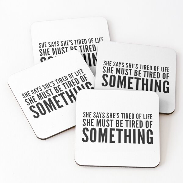 Item preview, Tired of Something (Black) designed and sold by UnicornPeeps.