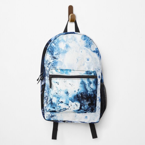 Item preview, Mysterious dark blue ice paint stormy sea designed and sold by cannevas.