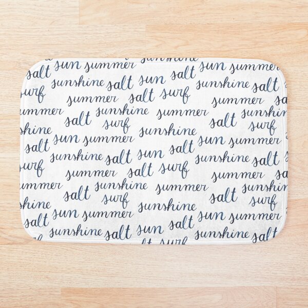 Artikelvorschau, Summer Salt Surf Sun - Aquarellpinsel-Schriftzug entworfen und verkauft von Gardenia Watercolors.
