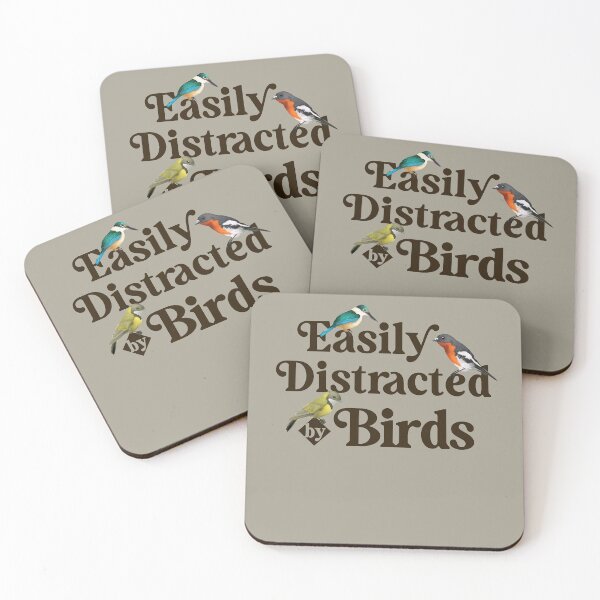 Item preview, Easily Distracted by Birds - Bird Lovers designed and sold by CG Studio.