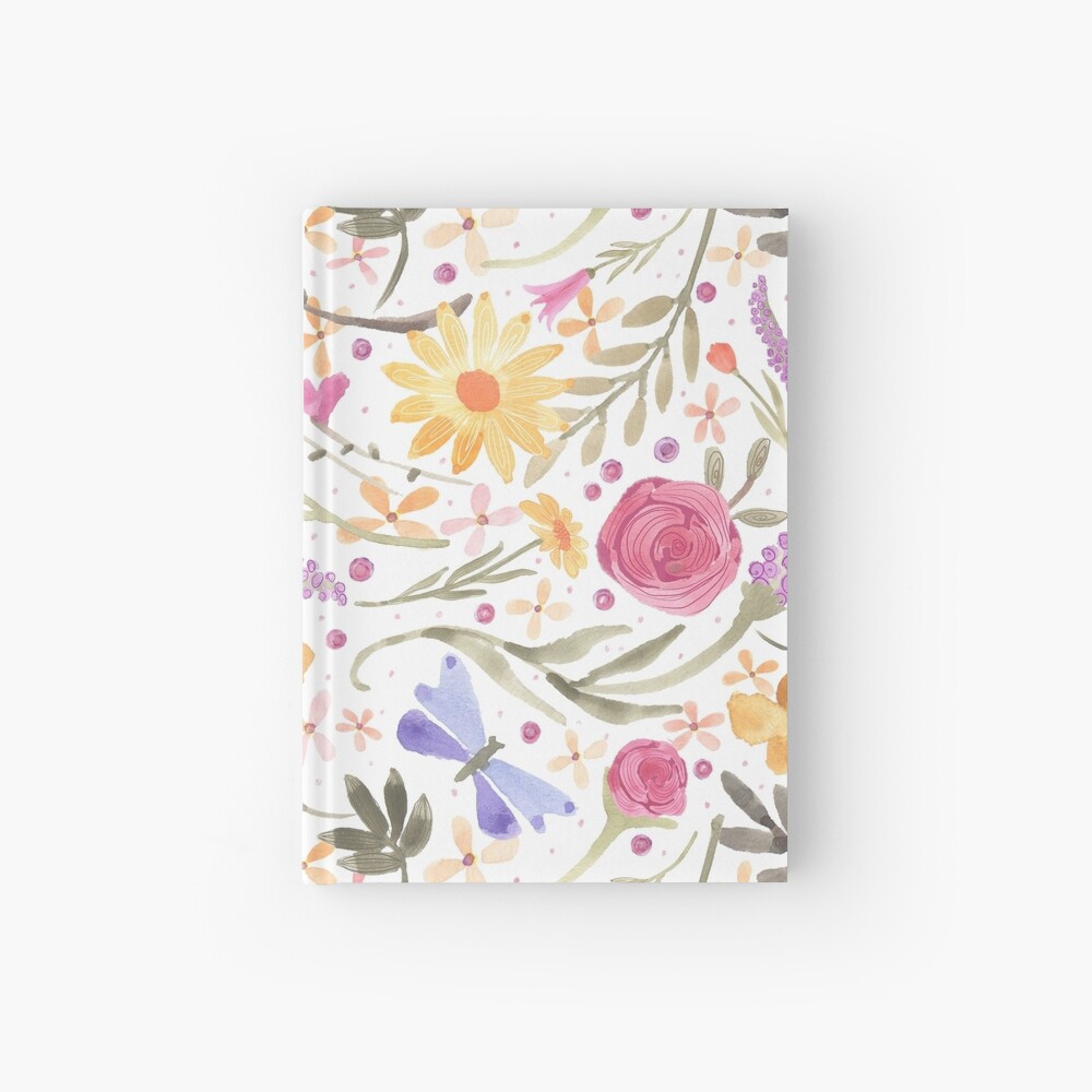 Scattered Summer Bouquet Hardcover Journal