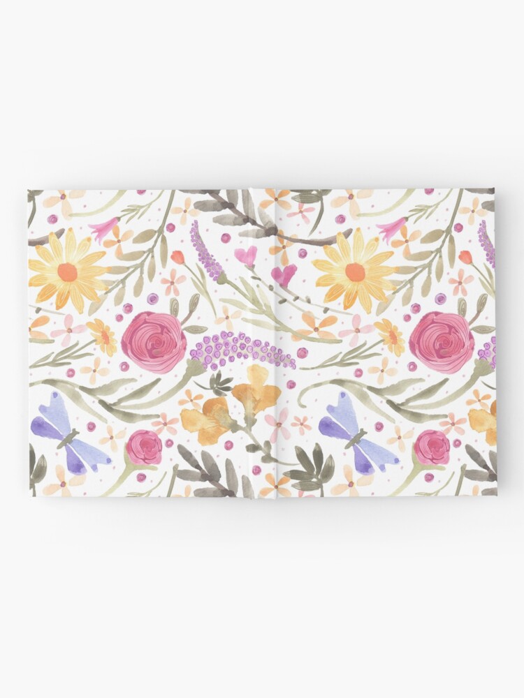 Alternate view of Scattered Summer Bouquet Hardcover Journal