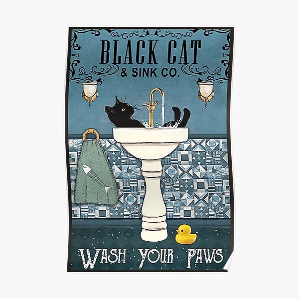 Black Cat & Sink Co. Poster