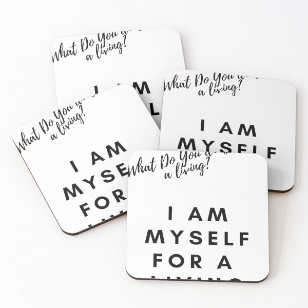Item preview, I am myself for a living selfmotivation - what do you do for a living - Funny t-shirts designed and sold by MDclothingshop.