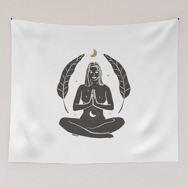 Item preview,  Paisley Meditating Goddess Yoga designed and sold by salman4747.