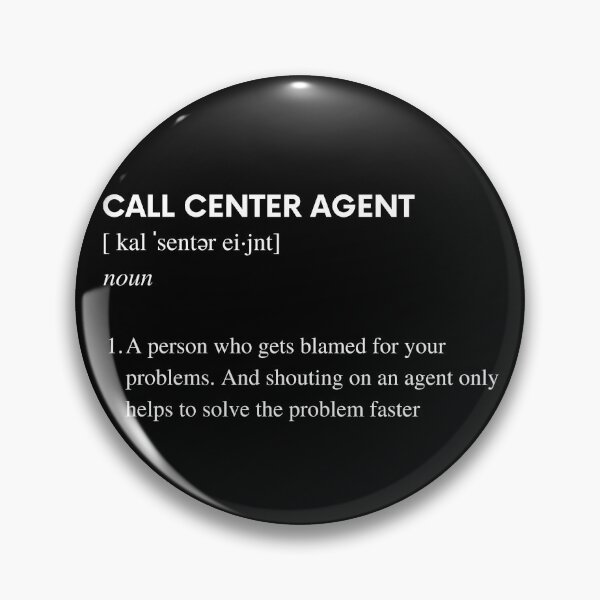 Item preview, Call Center Agent Explanation designed and sold by Levet.