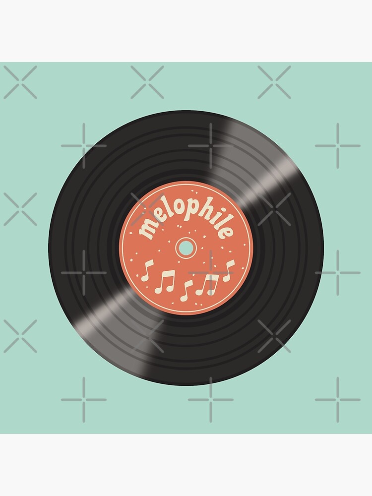 Melophile (Music Lover) Vinyl Record | Art Board Print