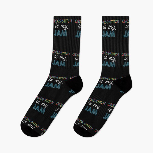 Item preview, Cross-Stitch is my Jam. Funny Cross-Stitch Design designed and sold by Custom365.