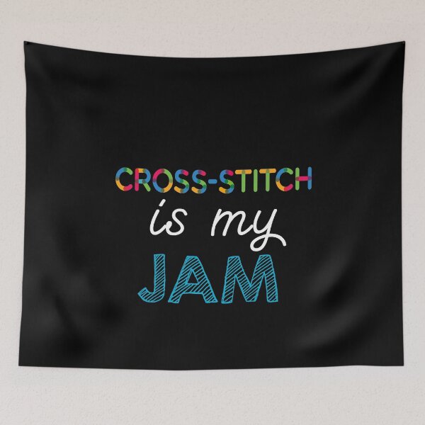 Item preview, Cross-Stitch is my Jam. Funny Cross-Stitch Design designed and sold by Custom365.