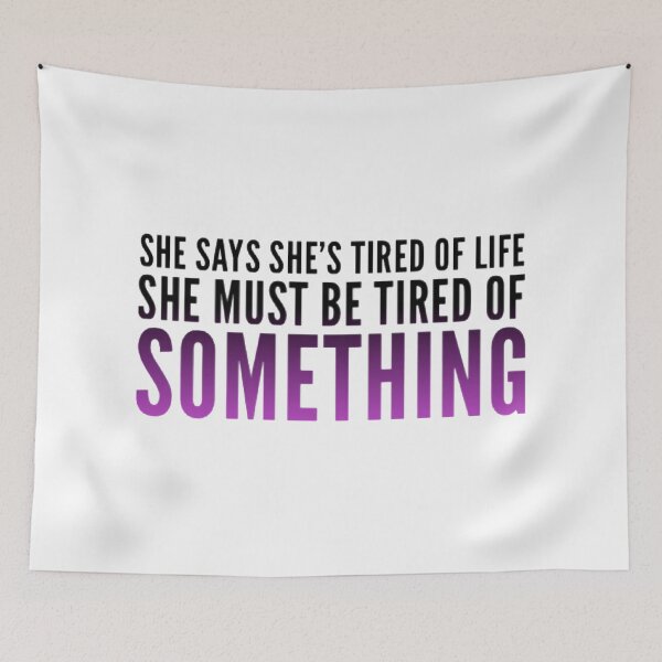 Item preview, Tired of Something (Version #2) designed and sold by UnicornPeeps.