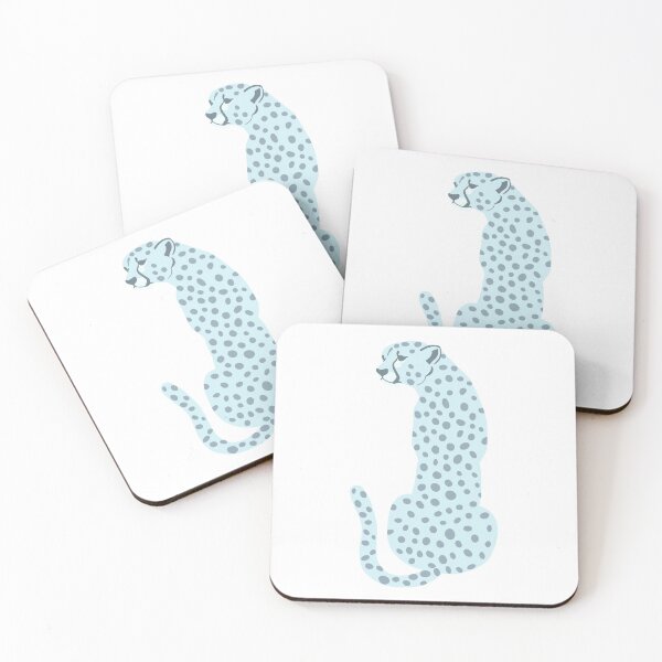 Item preview, blue cheetah/leopard designed and sold by lizziesumner.