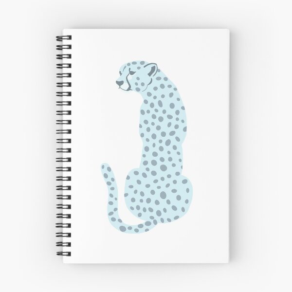 Item preview, blue cheetah/leopard designed and sold by lizziesumner.