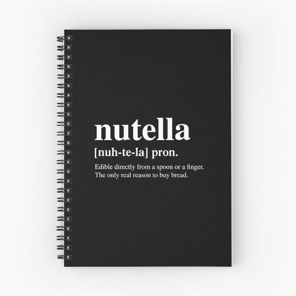 Item preview, Nutella Definition Design - Spread Love, Spread Nutella - If You Want To Buy Happiness, Buy Nutella - Designs For Hoodies, Pin Buttons, Pillows & Totes Etc. designed and sold by ShaykhUmer.