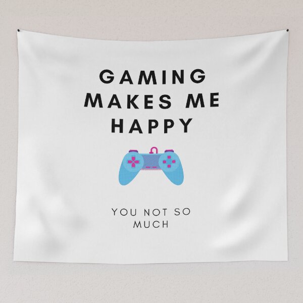 Item preview, Gaming makes me happy - you not so much - Funny t-shirts designed and sold by MDclothingshop.