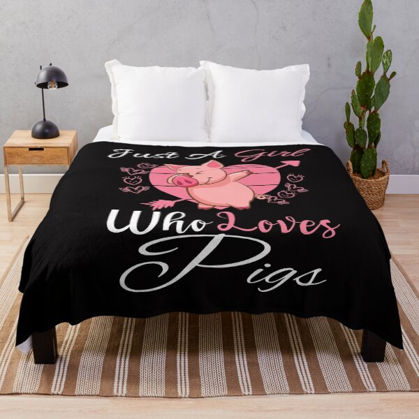 Item preview, Just A Girl Who Loves Pigs designed and sold by PRINTED ..