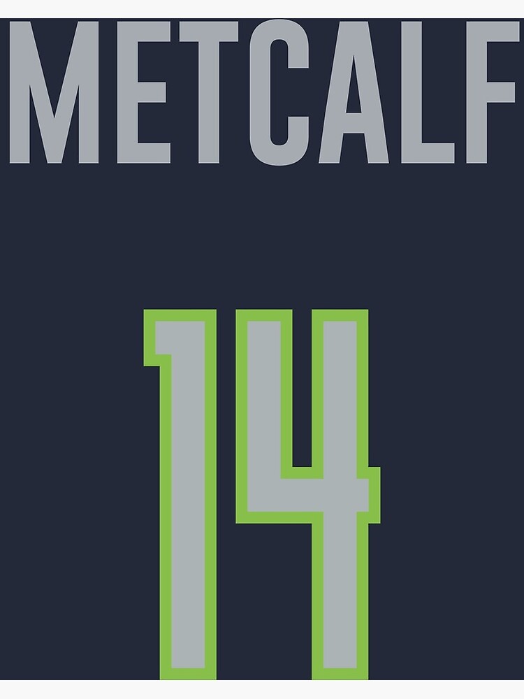 Dk Metcalf Number 14 metcalf receive the ball Photographic Print for Sale  by HelenaHalvorson