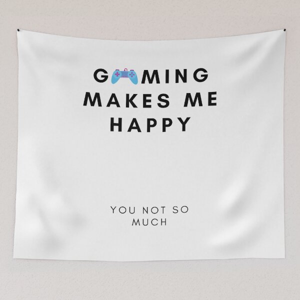 Item preview, Gaming makes me happy quote - you not so much - Funny t-shirts designed and sold by MDclothingshop.