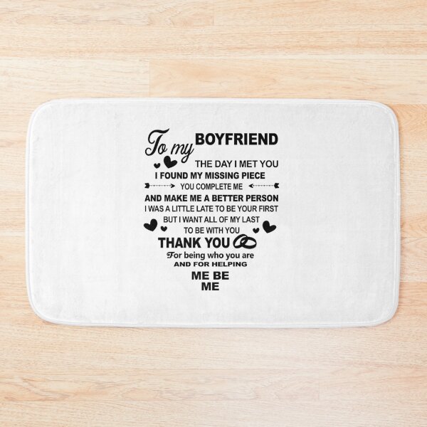 Item preview, To My Boyfriend the Day I Met You I Found My Missing Piece: Romantic Valentines Day Gifts for Boyfriend, Gift for Him Boyfriend, Couples Gifts for Boyfriend From Girlfriend designed and sold by NiceTee21.