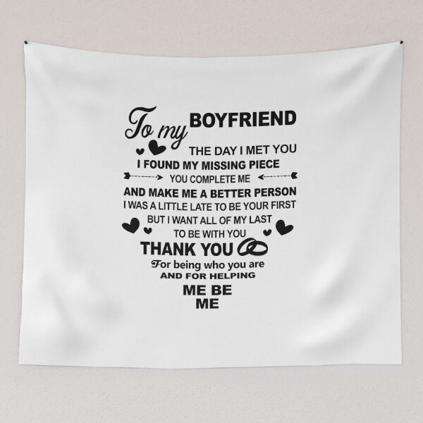 Item preview, To My Boyfriend the Day I Met You I Found My Missing Piece: Romantic Valentines Day Gifts for Boyfriend, Gift for Him Boyfriend, Couples Gifts for Boyfriend From Girlfriend designed and sold by NiceTee21.