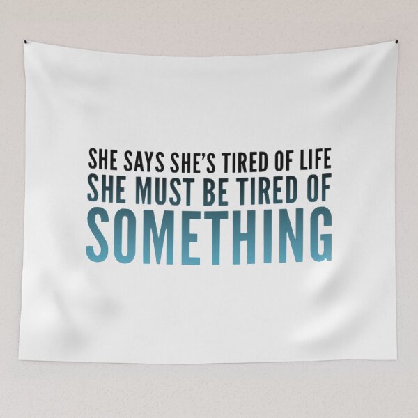 Item preview, Tired of Something (Version #3) designed and sold by UnicornPeeps.