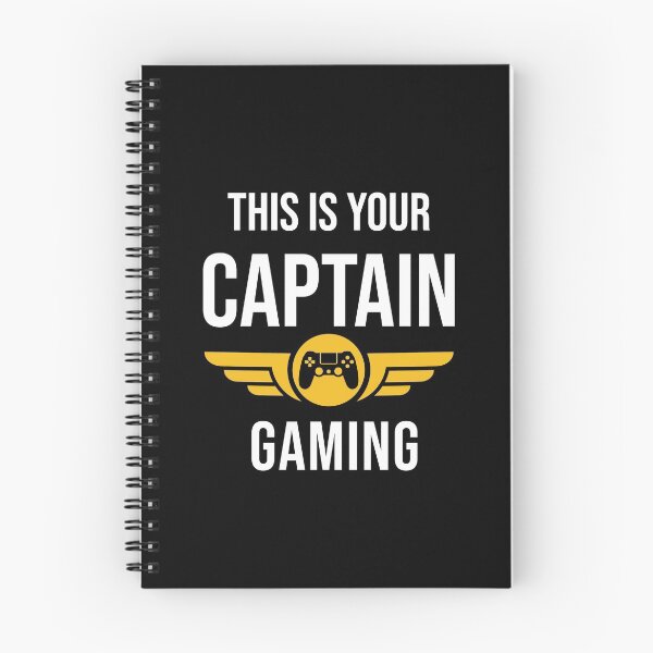 Item preview, This is you Captain Gaming (This is your Captain Speaking) designed and sold by Uppercase Tees.