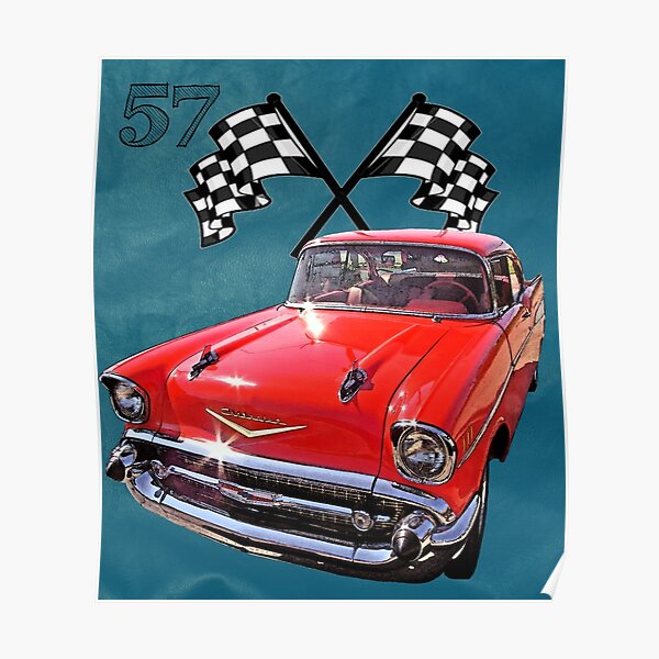 57 Chevy Posters | Redbubble