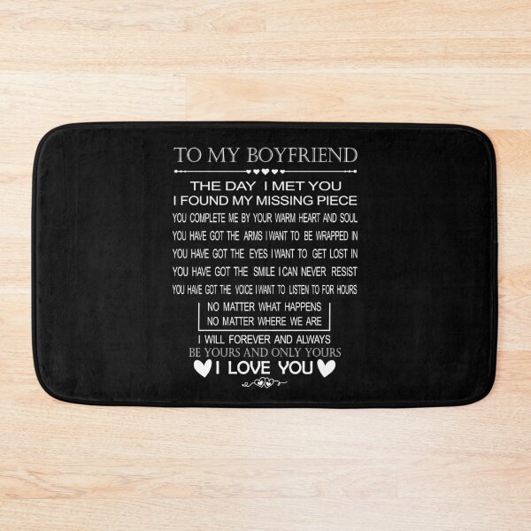 Item preview, To My Boyfriend the Day I Met You I Found My Missing Piece: Romantic Valentines Day Gifts for Boyfriend, Gift for Him Boyfriend, Couples Gifts for Boyfriend From Girlfriend designed and sold by NiceTee21.